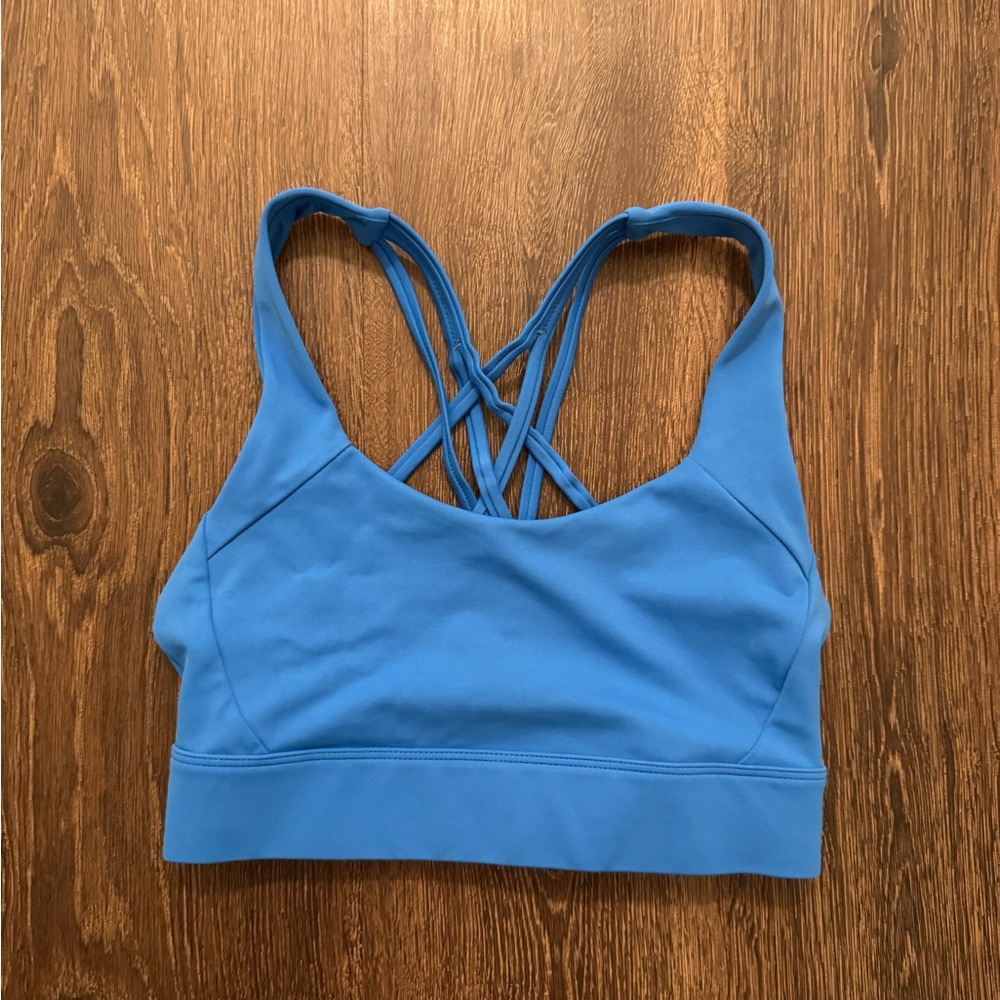 Zyia Blue Strappy Sports Bra